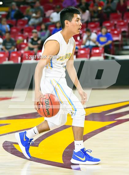 Thumbnail 3 in Alchesay vs. Page - Native American Basketball Classic photogallery.