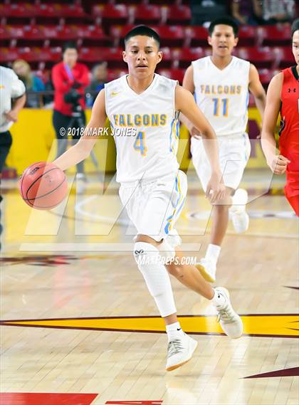 Thumbnail 3 in Alchesay vs. Page - Native American Basketball Classic photogallery.