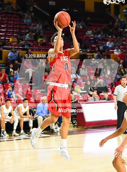 Thumbnail 3 in Alchesay vs. Page - Native American Basketball Classic photogallery.