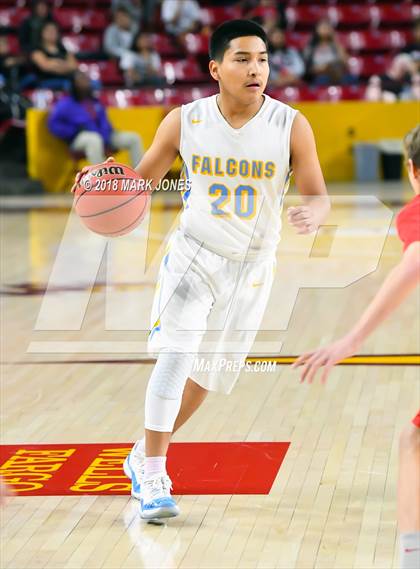 Thumbnail 2 in Alchesay vs. Page - Native American Basketball Classic photogallery.