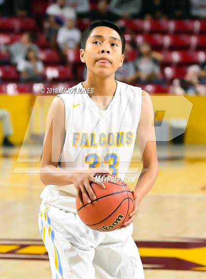 Thumbnail 3 in Alchesay vs. Page - Native American Basketball Classic photogallery.
