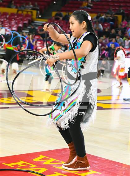 Thumbnail 3 in Alchesay vs. Page - Native American Basketball Classic photogallery.