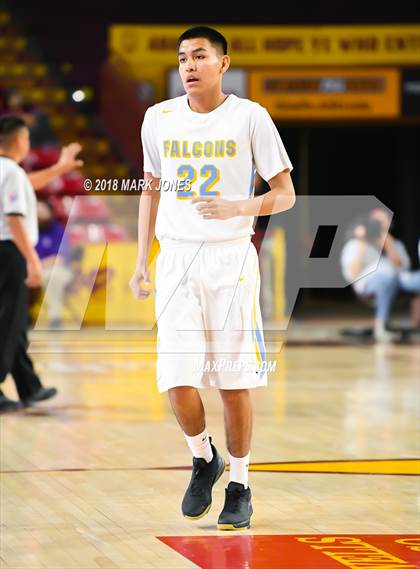 Thumbnail 2 in Alchesay vs. Page - Native American Basketball Classic photogallery.