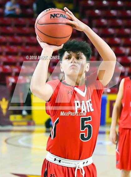 Thumbnail 2 in Alchesay vs. Page - Native American Basketball Classic photogallery.