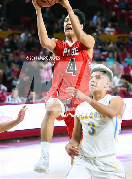 Thumbnail 2 in Alchesay vs. Page - Native American Basketball Classic photogallery.