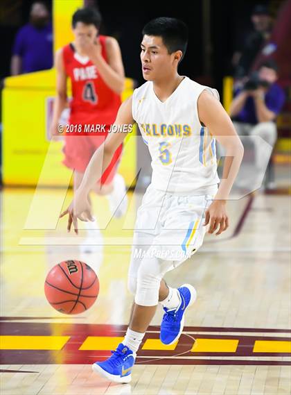 Thumbnail 1 in Alchesay vs. Page - Native American Basketball Classic photogallery.