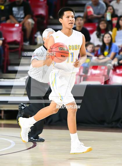 Thumbnail 2 in Alchesay vs. Page - Native American Basketball Classic photogallery.