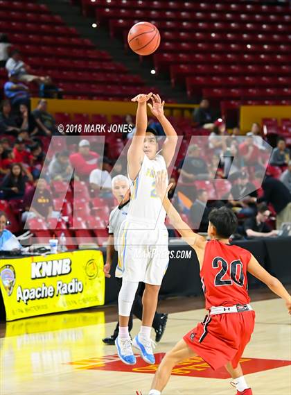 Thumbnail 1 in Alchesay vs. Page - Native American Basketball Classic photogallery.