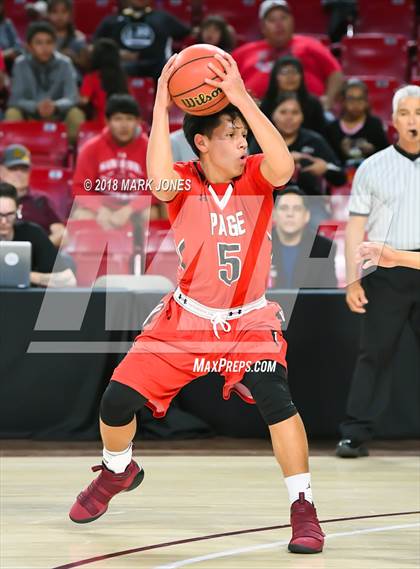 Thumbnail 1 in Alchesay vs. Page - Native American Basketball Classic photogallery.