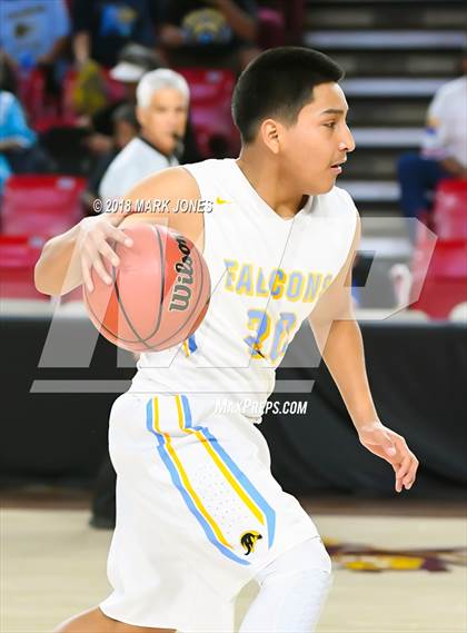 Thumbnail 2 in Alchesay vs. Page - Native American Basketball Classic photogallery.
