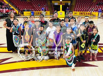 Thumbnail 3 in Alchesay vs. Page - Native American Basketball Classic photogallery.