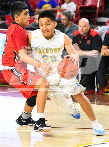 Thumbnail 1 in Alchesay vs. Page - Native American Basketball Classic photogallery.
