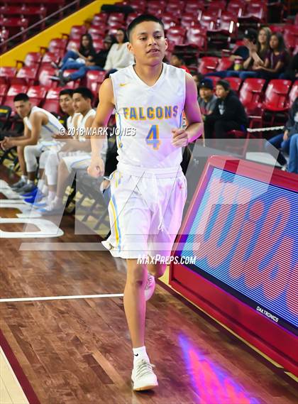Thumbnail 1 in Alchesay vs. Page - Native American Basketball Classic photogallery.