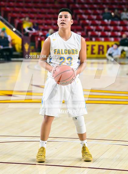 Thumbnail 3 in Alchesay vs. Page - Native American Basketball Classic photogallery.
