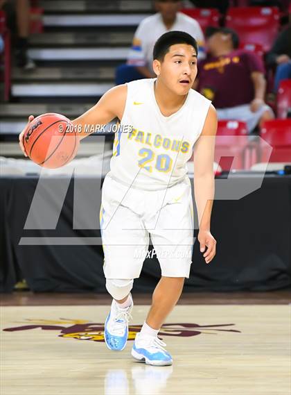 Thumbnail 1 in Alchesay vs. Page - Native American Basketball Classic photogallery.