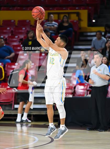 Thumbnail 1 in Alchesay vs. Page - Native American Basketball Classic photogallery.