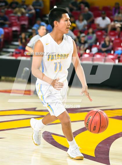 Thumbnail 3 in Alchesay vs. Page - Native American Basketball Classic photogallery.