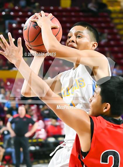 Thumbnail 2 in Alchesay vs. Page - Native American Basketball Classic photogallery.