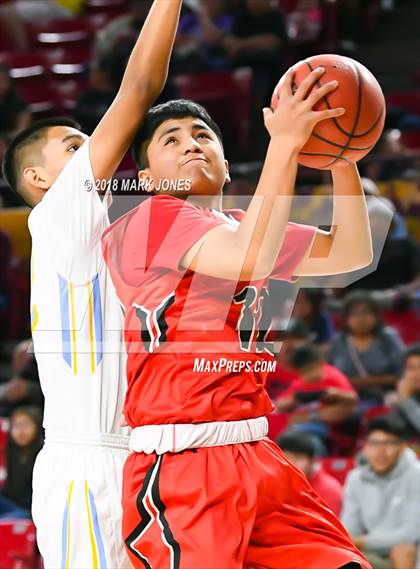 Thumbnail 1 in Alchesay vs. Page - Native American Basketball Classic photogallery.