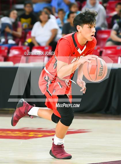 Thumbnail 2 in Alchesay vs. Page - Native American Basketball Classic photogallery.