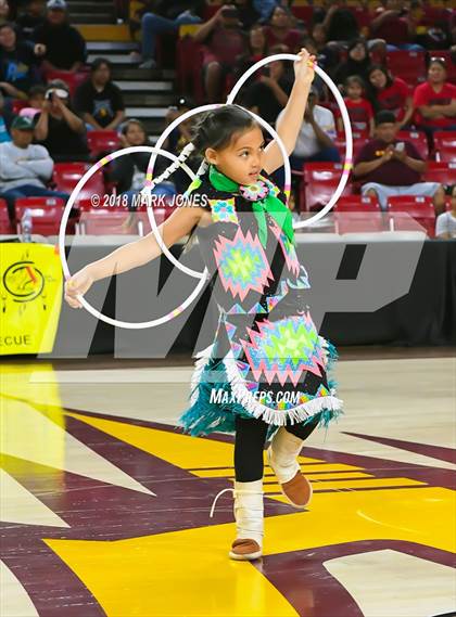 Thumbnail 3 in Alchesay vs. Page - Native American Basketball Classic photogallery.