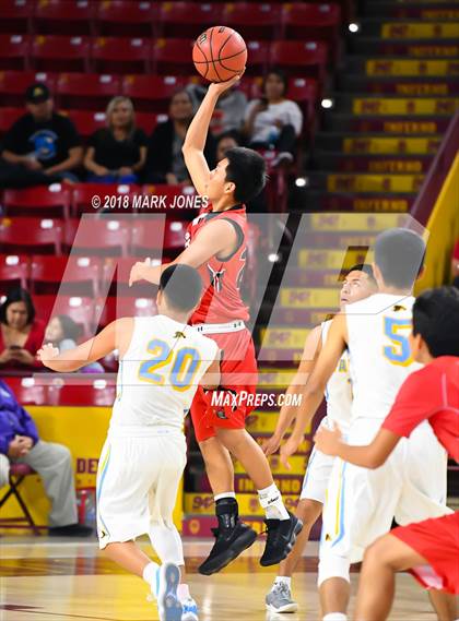 Thumbnail 3 in Alchesay vs. Page - Native American Basketball Classic photogallery.
