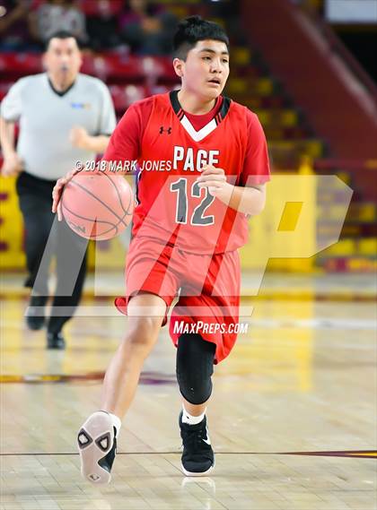 Thumbnail 3 in Alchesay vs. Page - Native American Basketball Classic photogallery.
