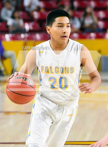 Thumbnail 3 in Alchesay vs. Page - Native American Basketball Classic photogallery.
