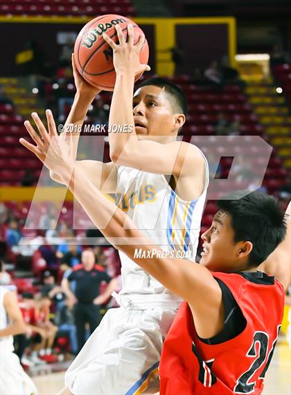Thumbnail 3 in Alchesay vs. Page - Native American Basketball Classic photogallery.