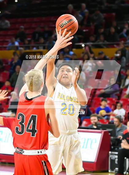 Thumbnail 3 in Alchesay vs. Page - Native American Basketball Classic photogallery.