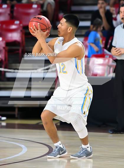 Thumbnail 2 in Alchesay vs. Page - Native American Basketball Classic photogallery.