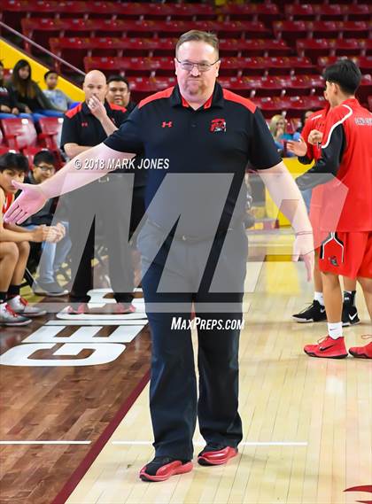 Thumbnail 1 in Alchesay vs. Page - Native American Basketball Classic photogallery.