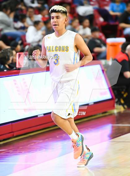 Thumbnail 2 in Alchesay vs. Page - Native American Basketball Classic photogallery.