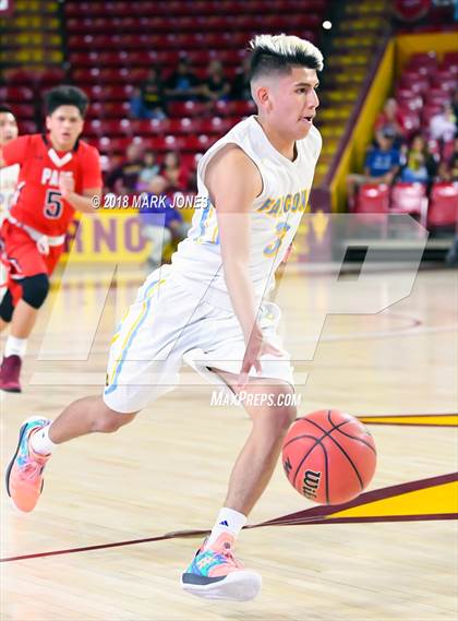 Thumbnail 1 in Alchesay vs. Page - Native American Basketball Classic photogallery.