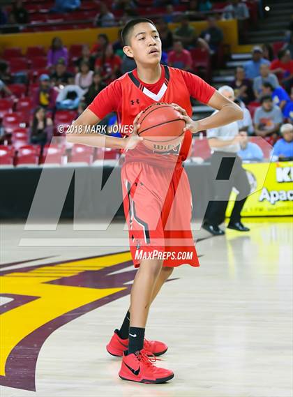 Thumbnail 2 in Alchesay vs. Page - Native American Basketball Classic photogallery.