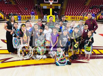 Thumbnail 1 in Alchesay vs. Page - Native American Basketball Classic photogallery.