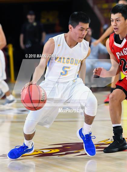 Thumbnail 2 in Alchesay vs. Page - Native American Basketball Classic photogallery.