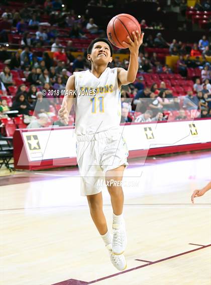 Thumbnail 3 in Alchesay vs. Page - Native American Basketball Classic photogallery.