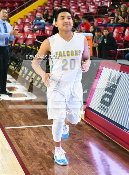 Thumbnail 1 in Alchesay vs. Page - Native American Basketball Classic photogallery.