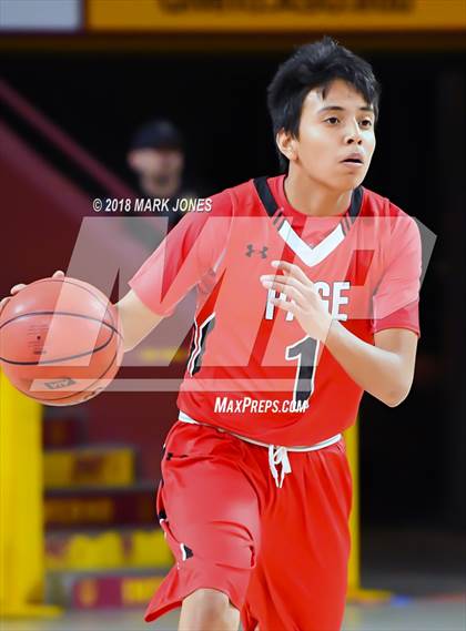 Thumbnail 3 in Alchesay vs. Page - Native American Basketball Classic photogallery.