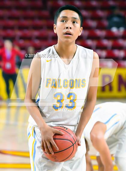 Thumbnail 2 in Alchesay vs. Page - Native American Basketball Classic photogallery.