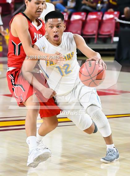 Thumbnail 2 in Alchesay vs. Page - Native American Basketball Classic photogallery.