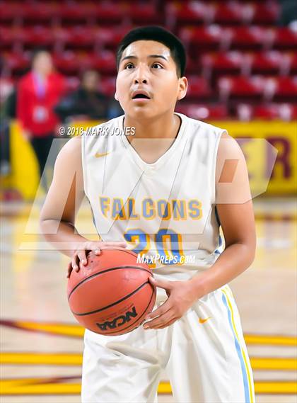 Thumbnail 3 in Alchesay vs. Page - Native American Basketball Classic photogallery.