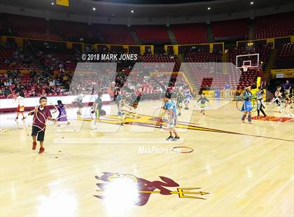 Thumbnail 1 in Alchesay vs. Page - Native American Basketball Classic photogallery.