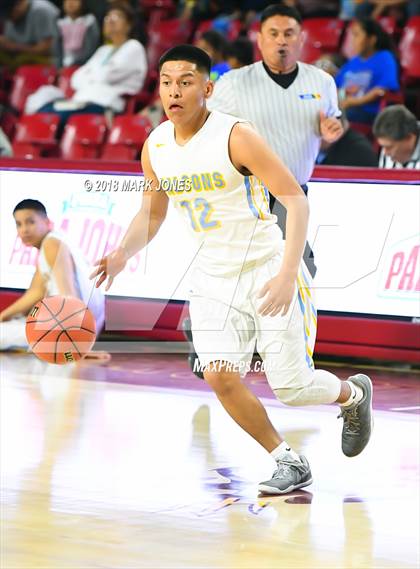 Thumbnail 3 in Alchesay vs. Page - Native American Basketball Classic photogallery.
