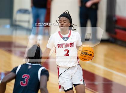 Thumbnail 1 in Dougherty vs Southwest (Hypesouth Hardwood Invitational) photogallery.