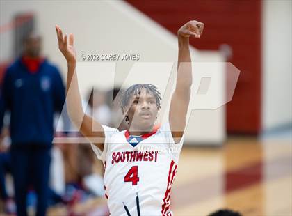 Thumbnail 2 in Dougherty vs Southwest (Hypesouth Hardwood Invitational) photogallery.