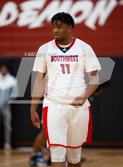 Thumbnail 3 in Dougherty vs Southwest (Hypesouth Hardwood Invitational) photogallery.
