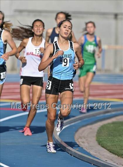 Thumbnail 1 in CIF CS Masters Championships (Girls Track Events) photogallery.