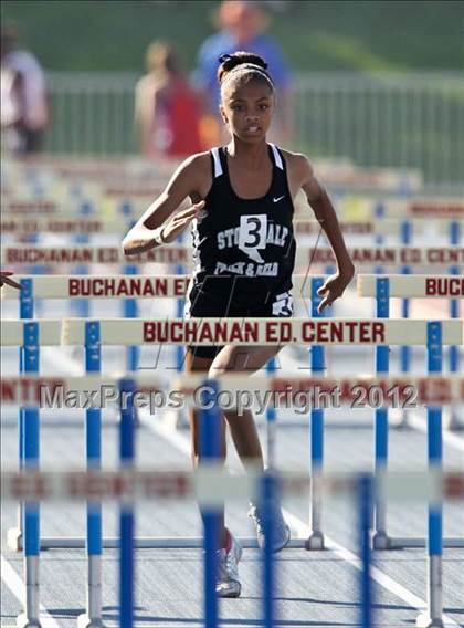 Thumbnail 1 in CIF CS Masters Championships (Girls Track Events) photogallery.